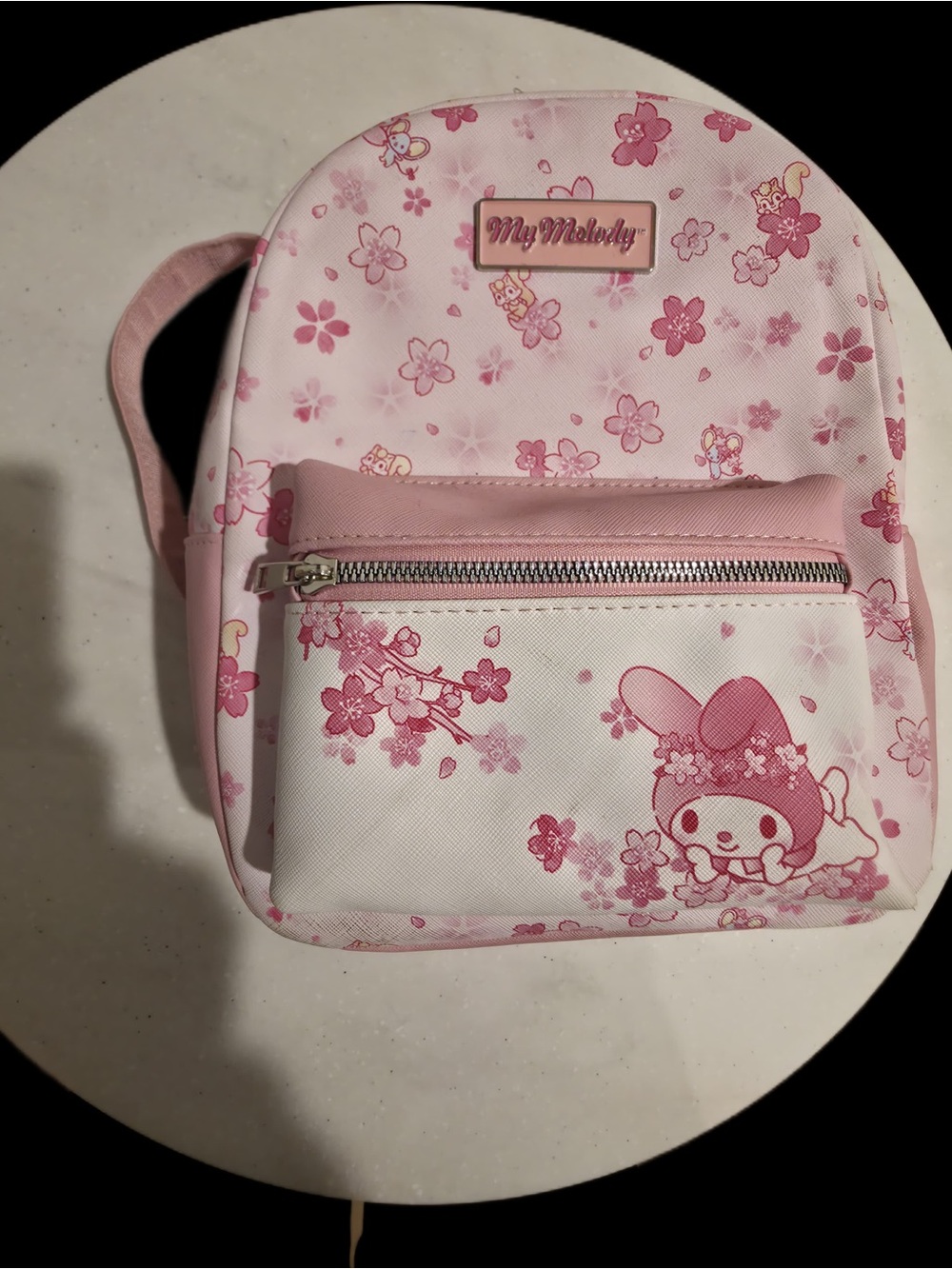 Sanrio Bioworld My Melody Cherry Blossom Mini Backpack bag girls kids - Picture 2 of 3